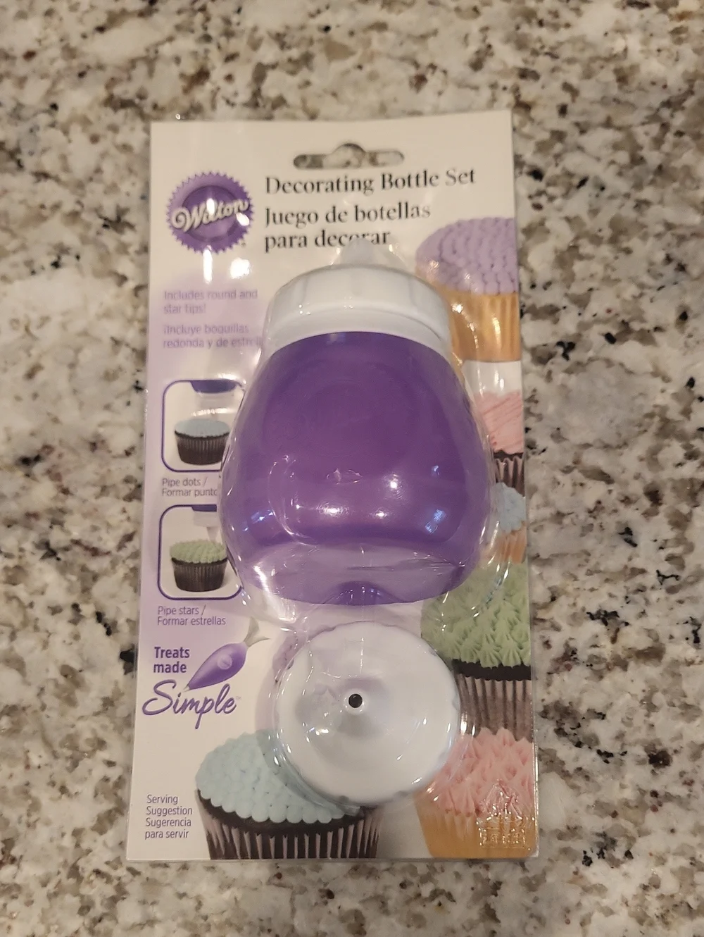 NEW Wilton Purple Decorating Bottle Set